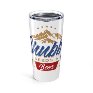 Funny Beer Tumbler 20oz, Perfect for Outdoor Adventures, Gifts for Beer Lovers, Unique Drinking Mug for Camping, Birthday Present