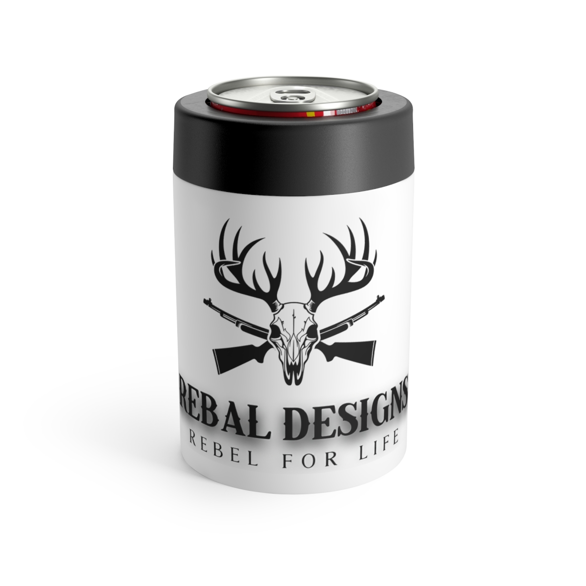 Hunting Skull Can Holder | Unique Drink Insulator for Outdoors, Gifts for Hunters, Camping Gear, Vintage Style Cooler
