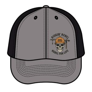 Retro Trucker Hat with Skull Design, Vintage Cap, Perfect for Outdoors, Rebel Style Headwear, Gifting for Friends