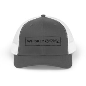 Stylish Snapback Trucker Cap with Whiskey Rebel Design - Perfect for Parties, Gifts, Festivals, and Everyday Wear.